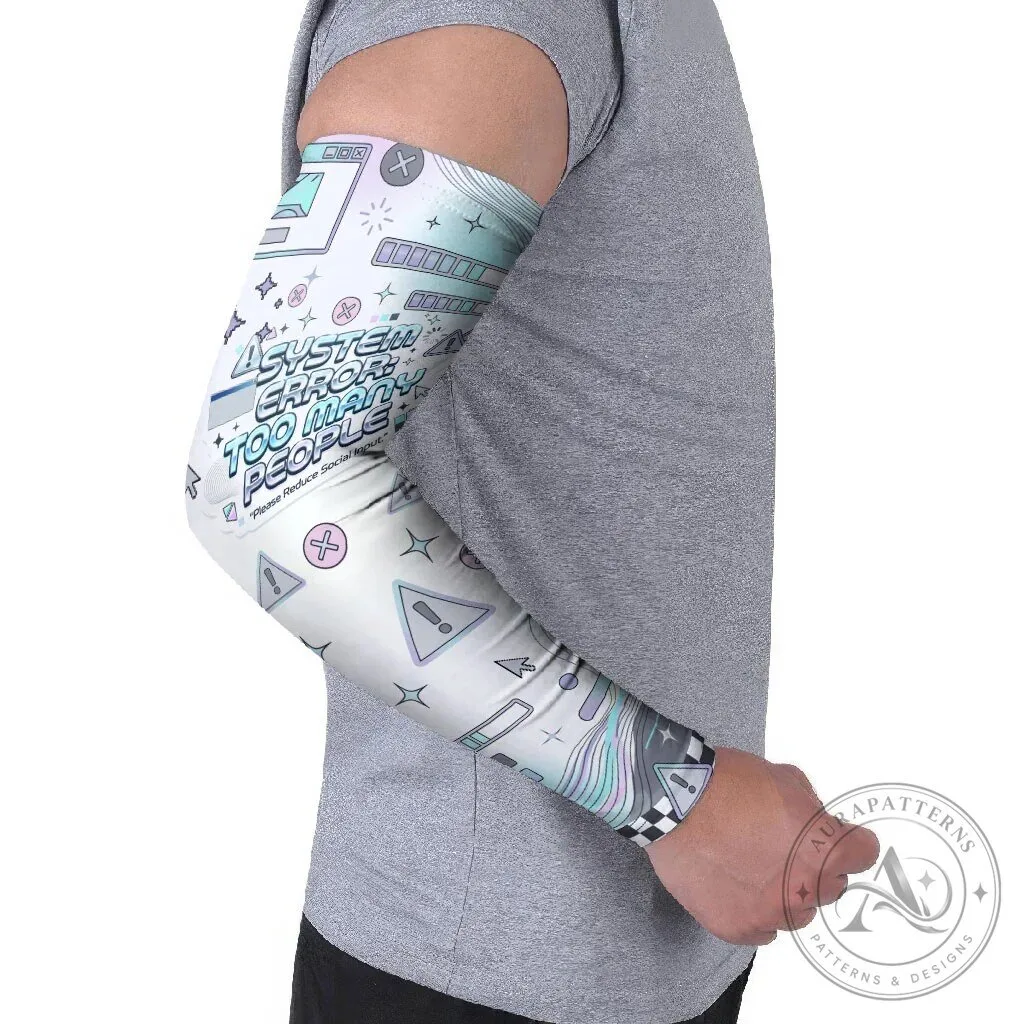 System Error Too Many People Cyber Aesthetic Arm Sleeves 8 System Error Too Many People Cyber Aesthetic Arm Sleeves