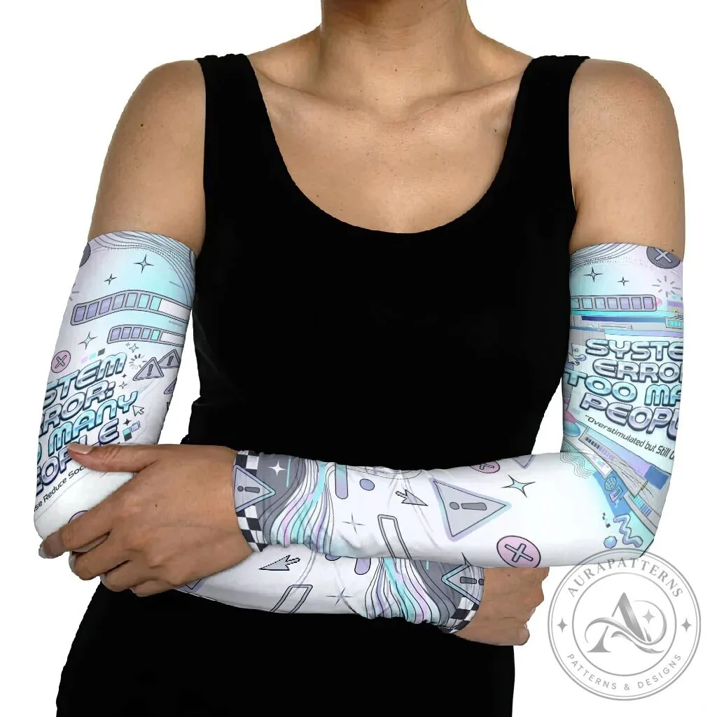 System Error Too Many People Cyber Aesthetic Arm Sleeves 9 System Error Too Many People Cyber Aesthetic Arm Sleeves
