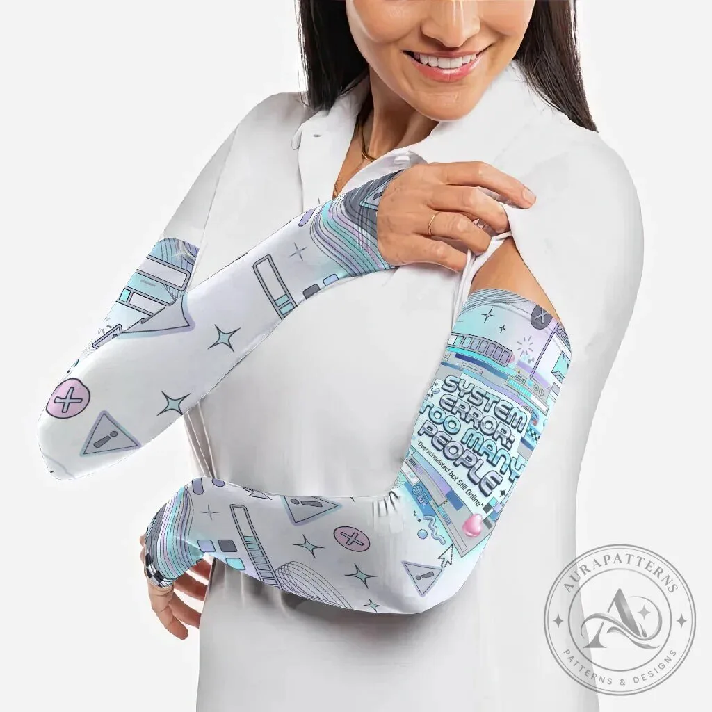 System Error Too Many People Cyber Aesthetic Arm Sleeves 11 System Error Too Many People Cyber Aesthetic Arm Sleeves