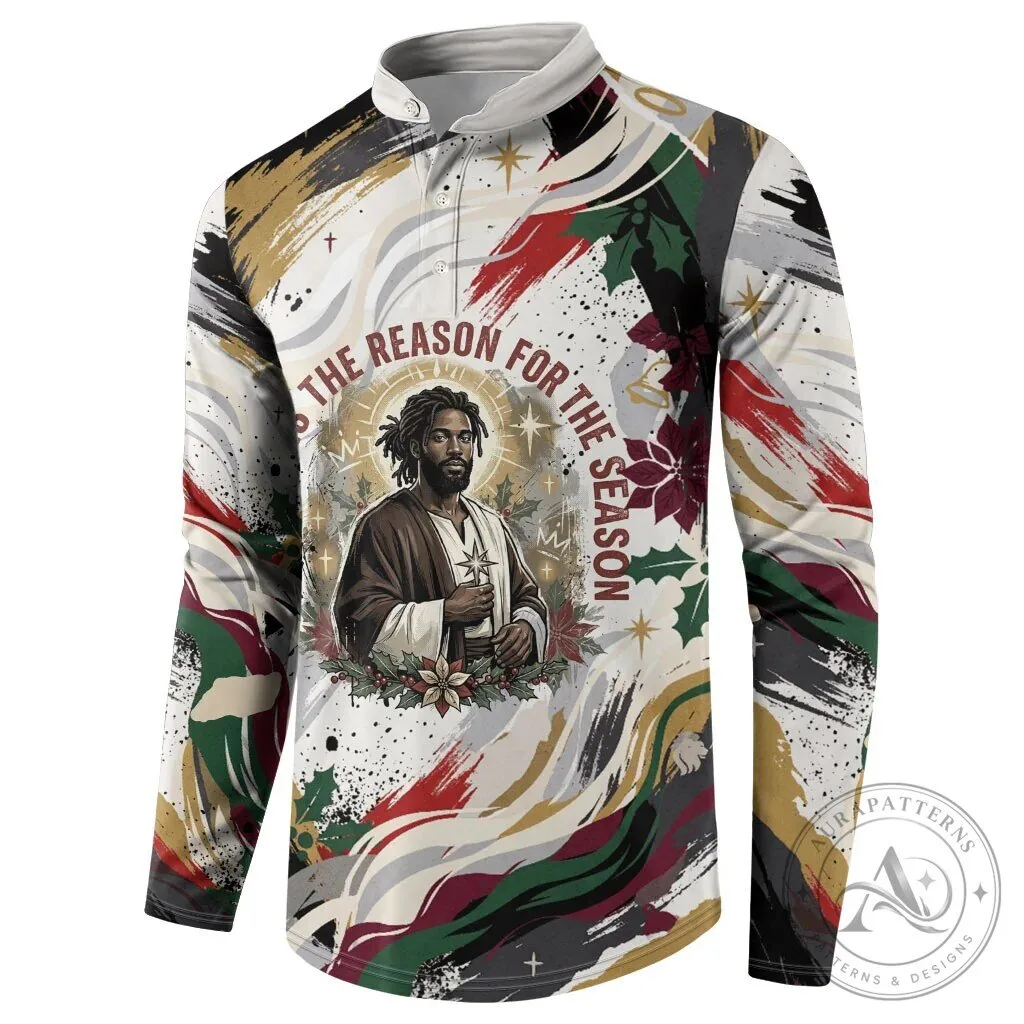 Jesus Is The Reason For The Season Christian Religious Long Sleeve Polo Shirt 10 Jesus Is The Reason For The Season Christian Religious Long Sleeve Polo Shirt