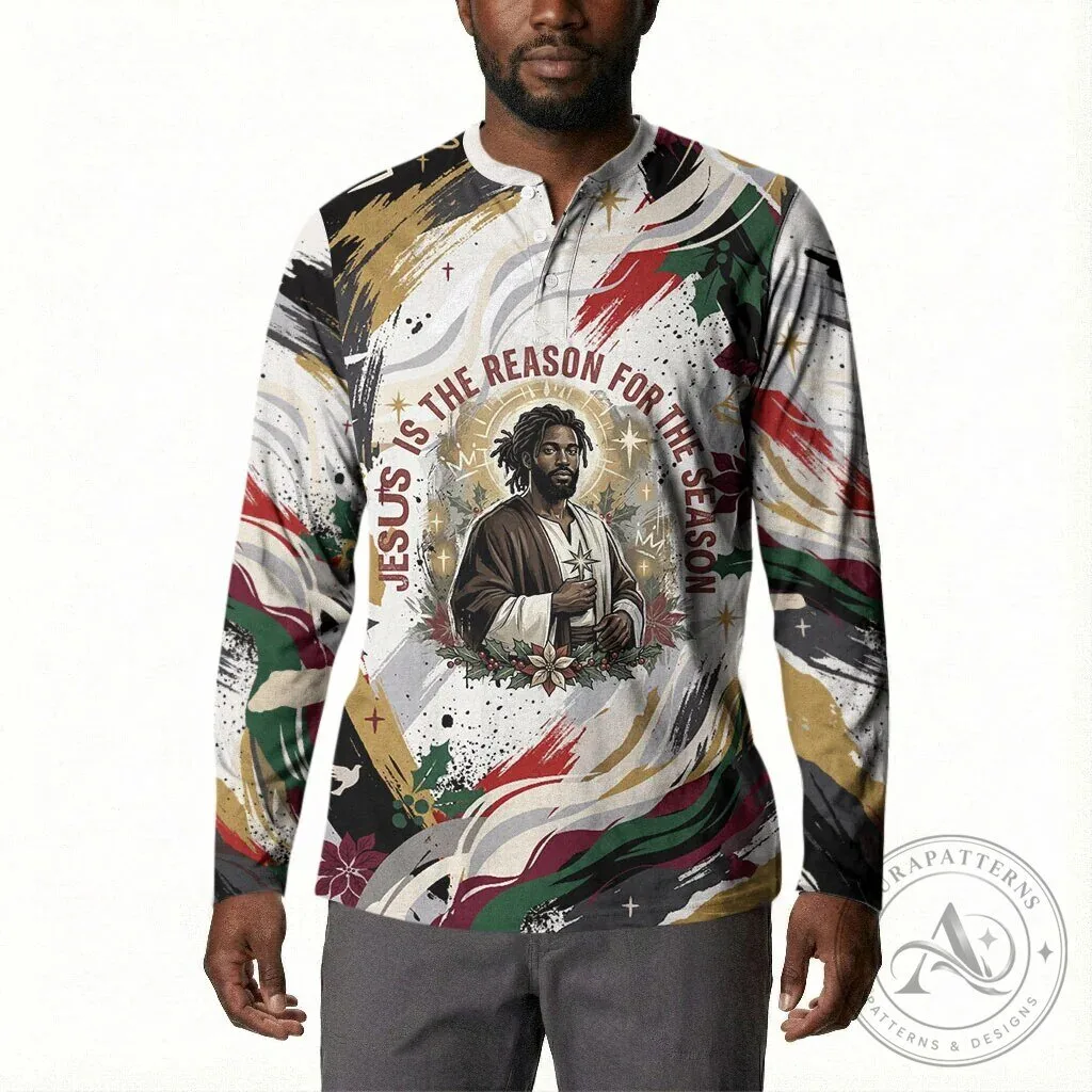 Jesus Is The Reason For The Season Christian Religious Long Sleeve Polo Shirt 12 Jesus Is The Reason For The Season Christian Religious Long Sleeve Polo Shirt