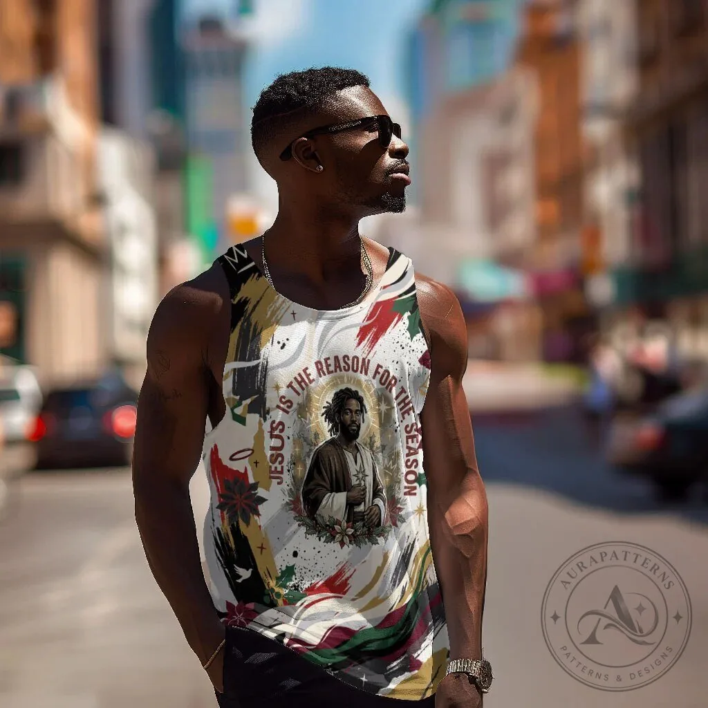 Jesus Is The Reason For The Season Christmas Religious Faith Tank Top