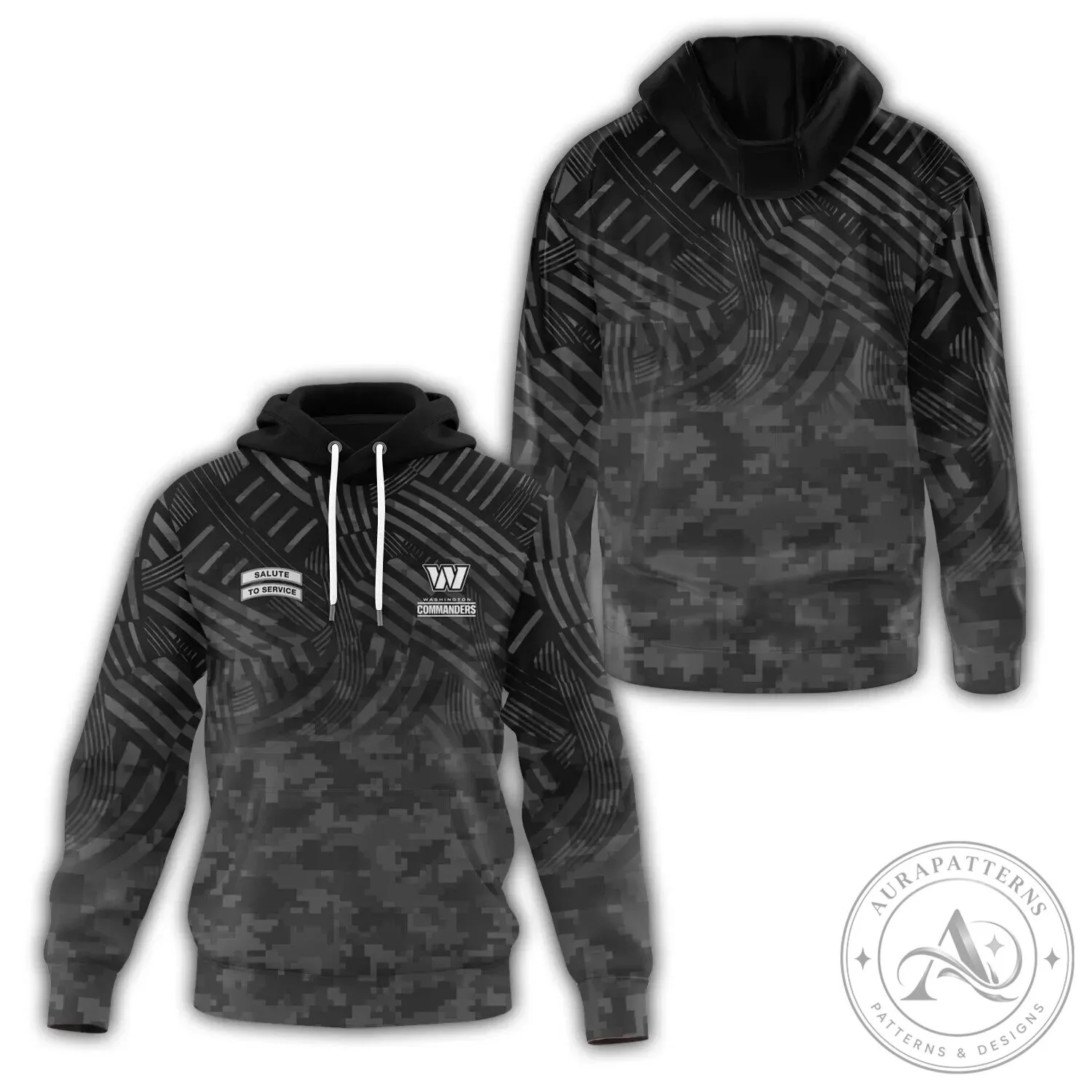 Salute To Service Hoodie in Digital Camouflage for Washington Commanders
