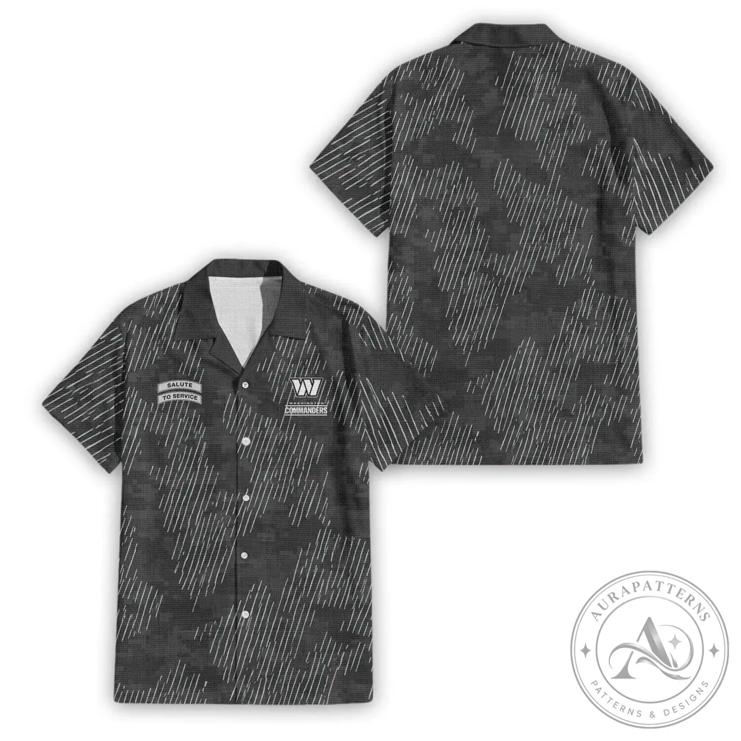 Hawaiian Shirt for Washington Commanders Salute to Service - Premium Quality