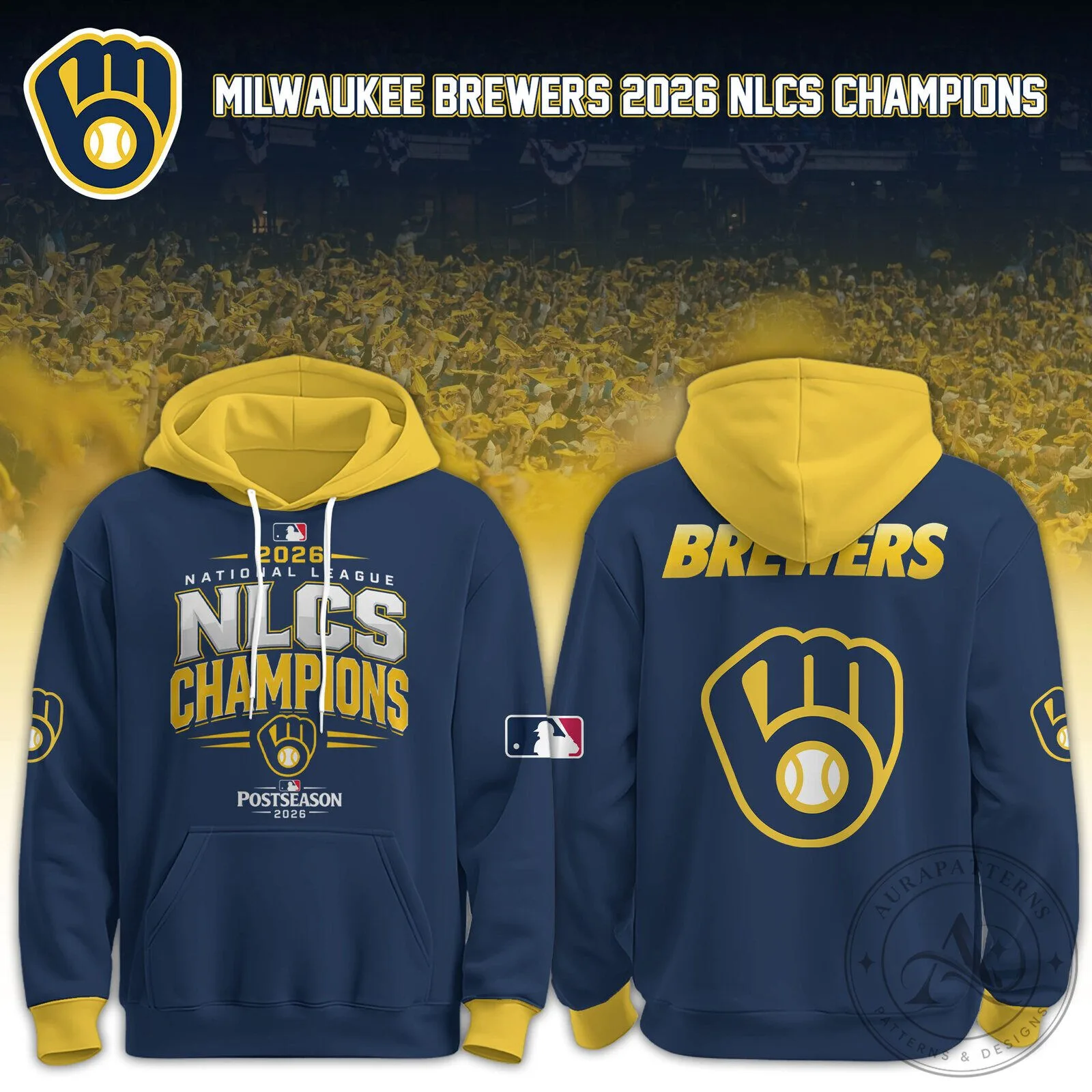 Milwaukee Brewers 2026 National League Champions Hoodie