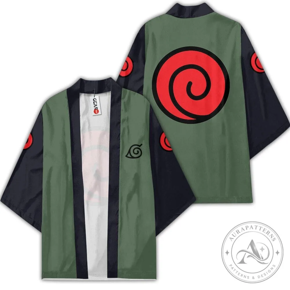 Naruto Kakashi Hatake Anime Cosplay Costume Kimono Robe Jacket
