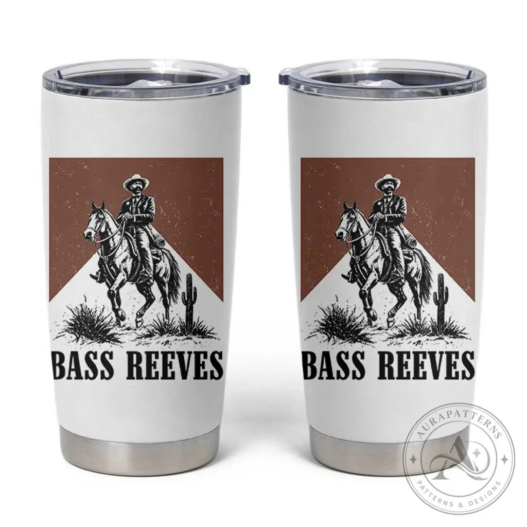 Bass Reeves First Black Deputy United States Marshal Western Cowboy Tumbler