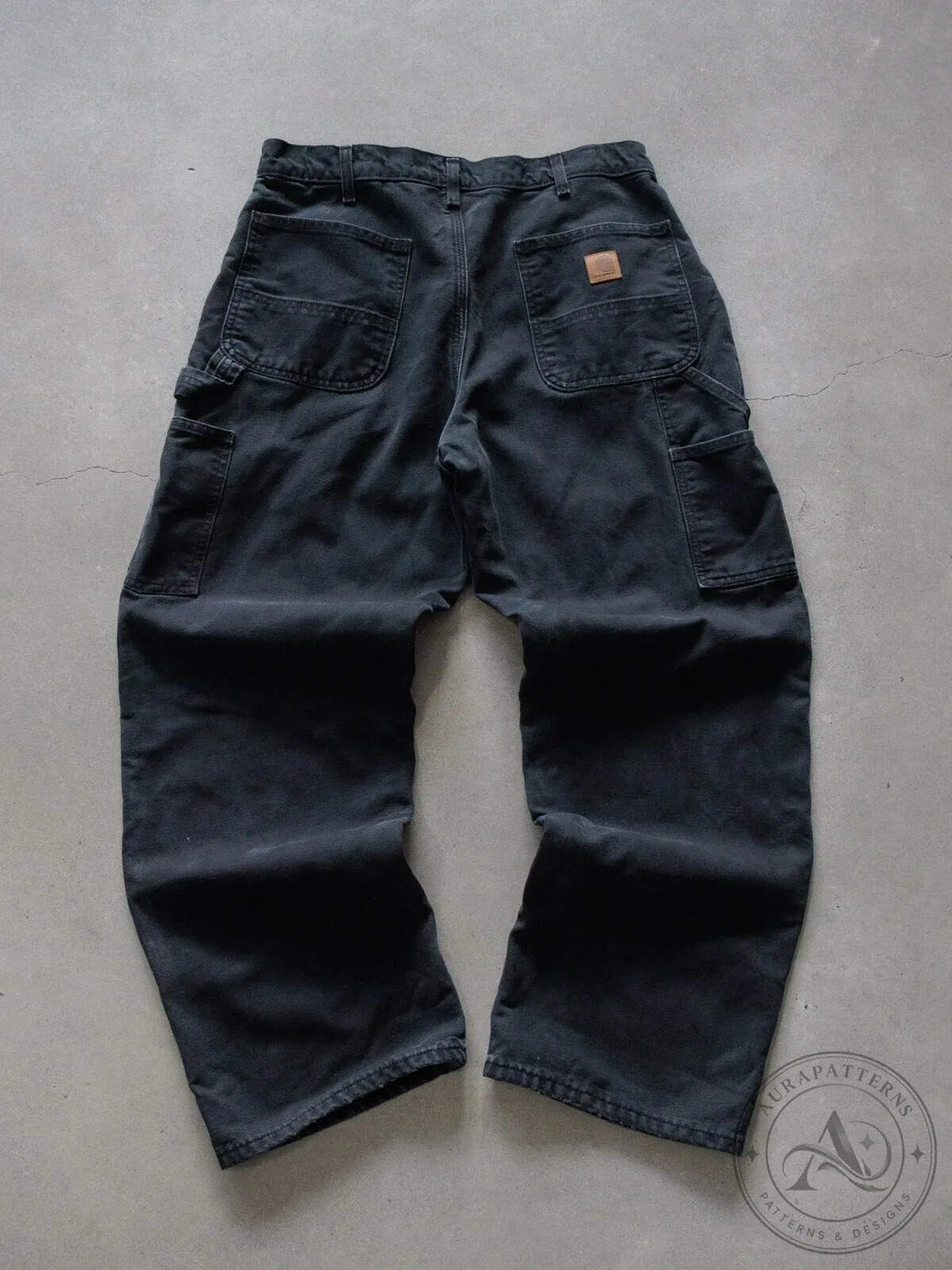 Carhartt Black Flannel-Lined Carpenter Pants for Men 12 Carhartt Black Flannel-Lined Carpenter Pants for Men