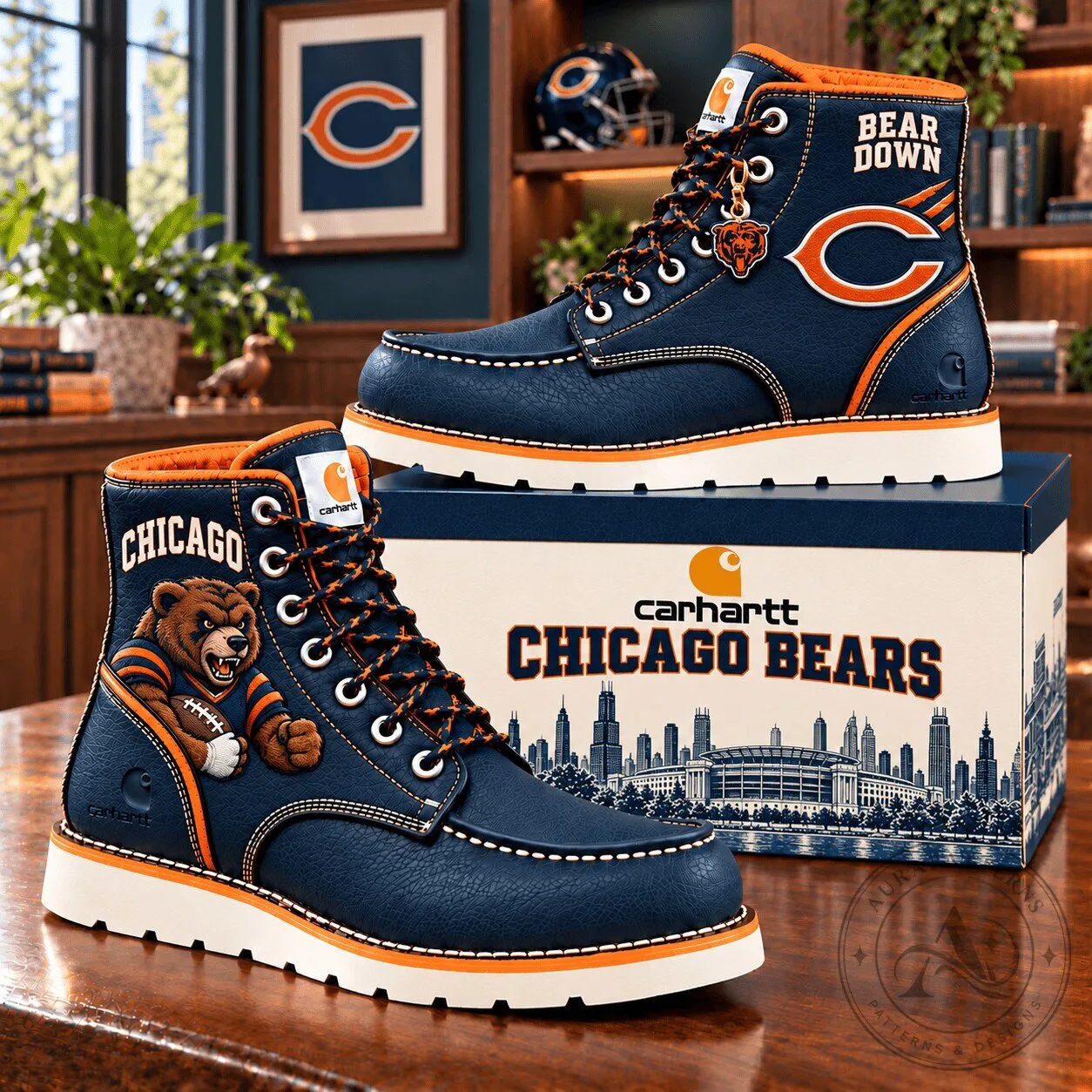 Chicago Bears Carhartt Heritage Boots