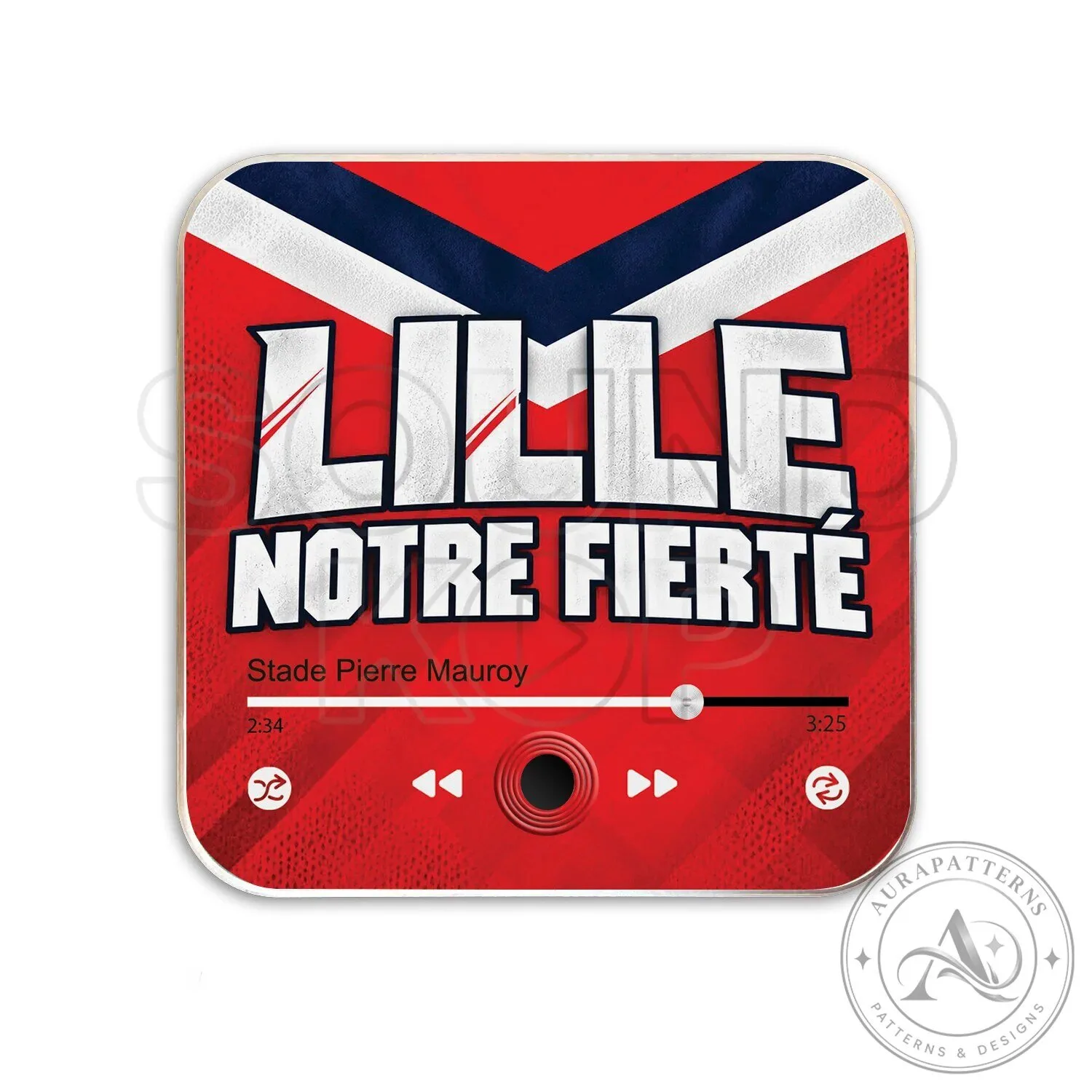 Lille OSC Football Club Stade Pierre Mauroy Notre Fierté Music Player Magnet