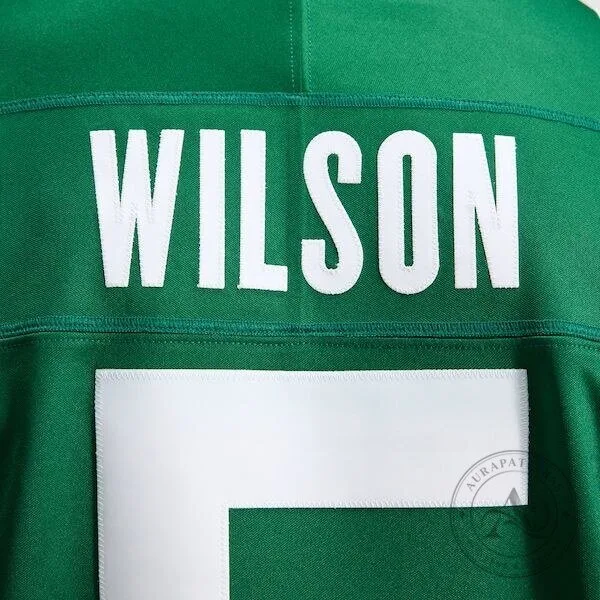 Garrett Wilson New York Jets Green Football Jersey Number 5 28 Garrett Wilson New York Jets Green Football Jersey Number 5