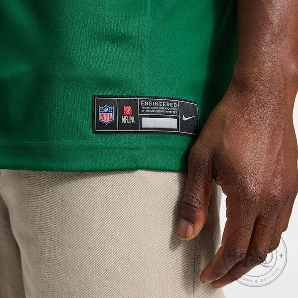 Garrett Wilson New York Jets Green Football Jersey Number 5 31 Garrett Wilson New York Jets Green Football Jersey Number 5
