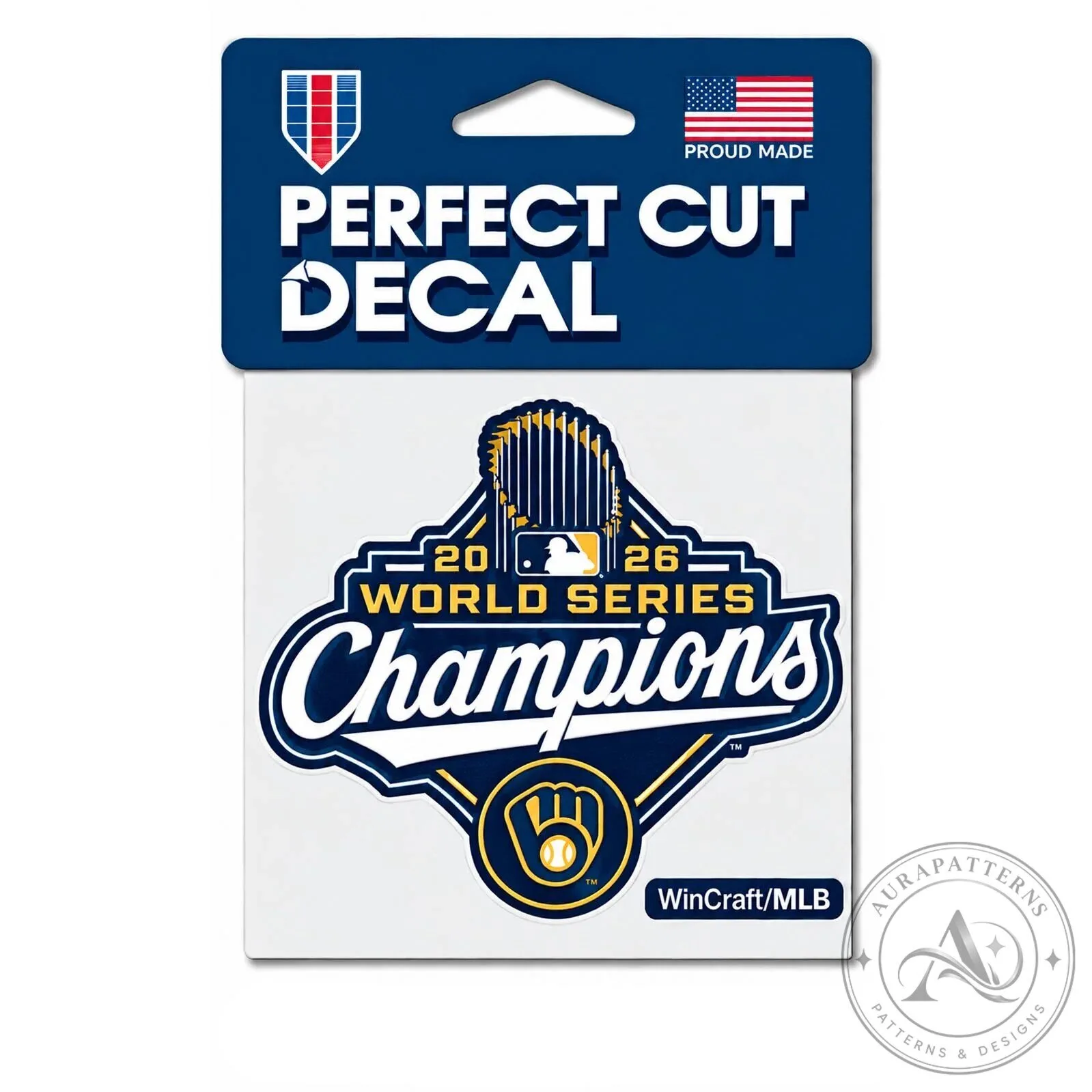 Milwaukee Brewers 2026 World Series Champions Perfect Cut Decal Sticker